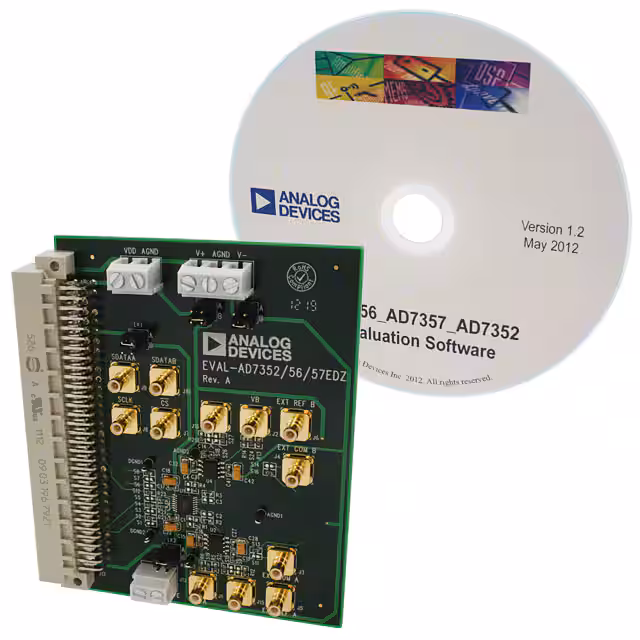 EVAL-AD7357EDZ Analog Devices Inc.  Cartes d'évaluation - Convertisseurs analogique-numérique (CAN)